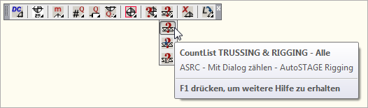 ASRC - Detailierte Auswertung aller Traversen- und Rigging-Symbole in der Zeichnung ASRC - Detailierte Auswertung aller Traversen- und Rigging-Symbole in der Zeichnung