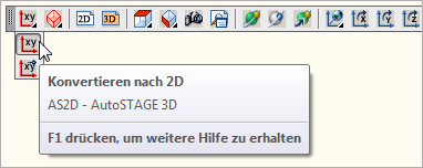 AS2D - Konvertieren in eine 2D-Ansicht AS2D - Konvertieren in eine 2D-Ansicht