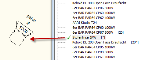Symbol mit Artikelnummer aus dem Design Center einfügen