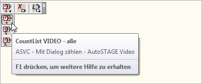 ASVC - Detailierte Auswertung aller Video-Symbole in der Zeichnung