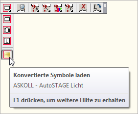 Konvertierte Symbole laden