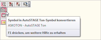 ASKOTON - Symbole in AutoSTAGE Ton-Symbole konvertieren