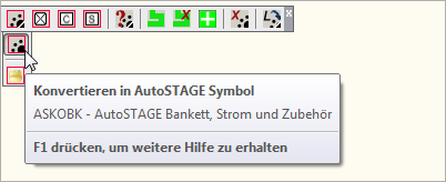 ASKOBK - Symbole in AutoSTAGE Bankett-Symbole konvertieren