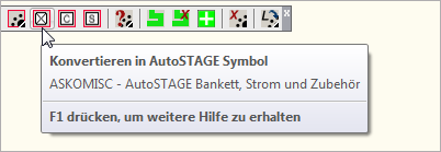 ASKOMISC - Symbole in AutoSTAGE Zubehör-Symbole verschiedener Symbole konvertieren