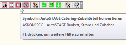 ASKOMISCC - Symbole in AutoSTAGE Catering-Symbole konvertieren