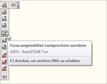 ASFO - Fokus einer Auswahl zuordnen