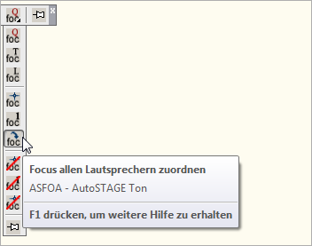 ASFOA - Fokus allen AutoSTAGE-Symbolen zuordnen