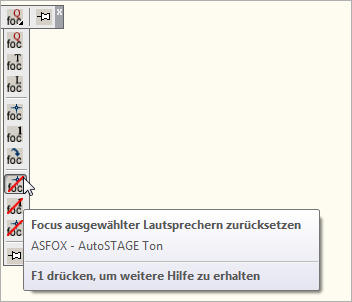 ASFOX - Fokus ausgewählter AutoSTAGE-Symbole zurücksetzen