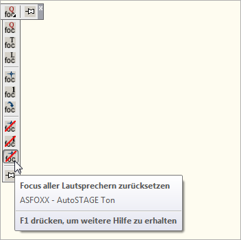 ASFOXX - Fokus aller AutoSTAGE-Symbole zurücksetzen