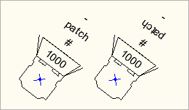 Eingefügter Kabelpick in die Zeichnung