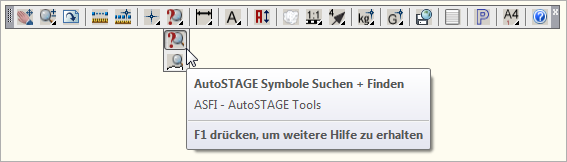 AutoSTAGE-Symbole suchen und finden AutoSTAGE-Symbole suchen und finden