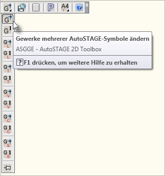 ASGGE - Gewerke mehrerer AutoSTAGE-Symbole ändern