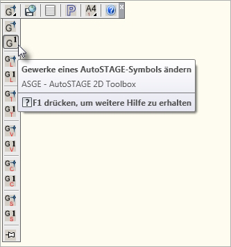 ASGGE - Gewerke mehrerer AutoSTAGE-Symbole ändern