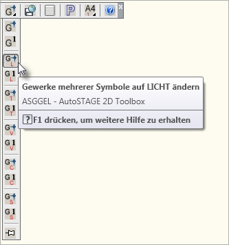 ASGGE - Gewerke mehrerer AutoSTAGE-Symbole ändern