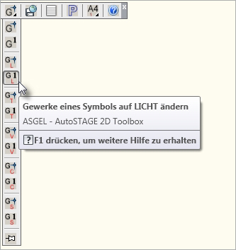 ASGGE - Gewerke mehrerer AutoSTAGE-Symbole ändern