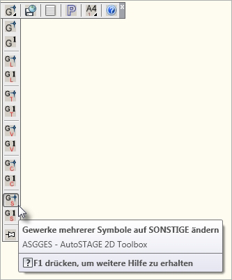 ASGGE - Gewerke mehrerer AutoSTAGE-Symbole ändern