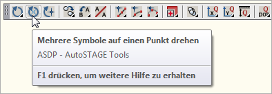 Mehrere Scheinwerfer drehen