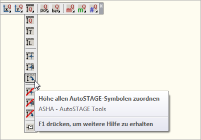 ASHA - Höhe allen AutoSTAGE-Symbolen zuorden