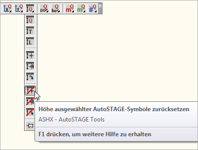 ASHX - Höhe ausgewählter AutoSTAGE-Symbole zurücksetzen