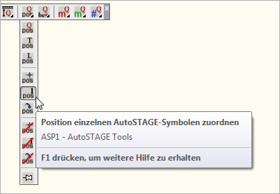 ASP1 - Position einzelnen AutoSTAGE-Symbolen zuordnen