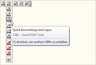 ASBL - Quick Bemerkung nach Layer zuordnen