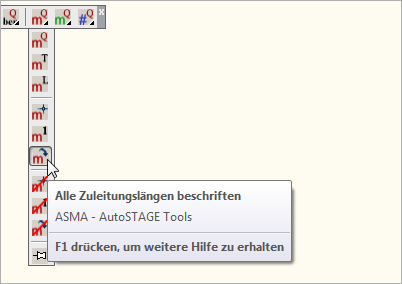 ASMA - Alle Zuleitungslängen eingeben