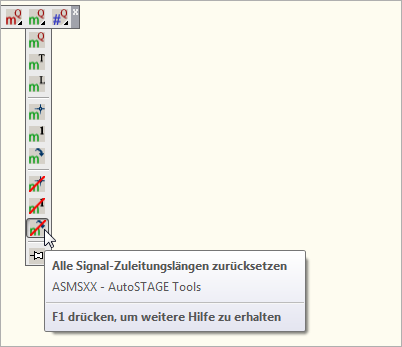 ASMSXX - Alle Signalzuleitungslängen zurücksetzen