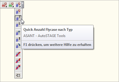 ASANT - Quick Anzahl Flycase nach Typ&nbsp;