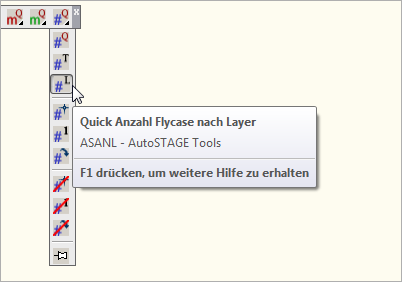 ASANL - Quick Anzahl Flycase nach Layer