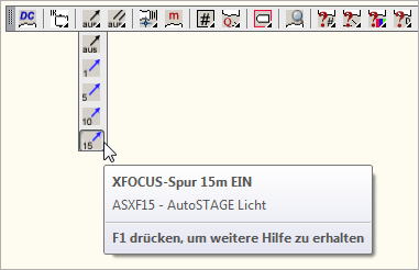 ASXF15 - XFOCUS-Spur 15m EIN