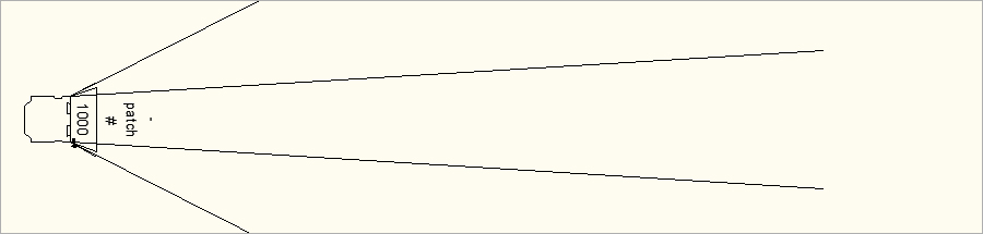 Ansicht der XBEAM-Spur