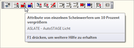 ASLATE - Attribute von einzelnen Scheinwerfern um 10 Prozent vergrößern