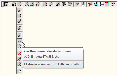 ASGN1 - Gerätenummer einzeln vergeben