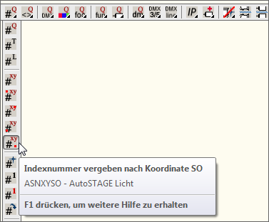 ASNXYSO - Indexnummer vergeben nach Koordinaten mit Voreinstellung SO