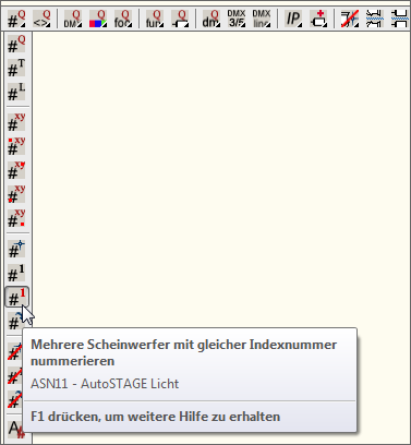 ASN11 - Mehrere Scheinwerfer mit der gleichen Indexnummer nummerieren