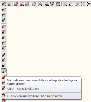 ASNA - Alle Indexnummern nach Reihenfolge des Einfügens nummerieren