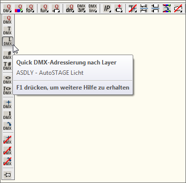 ASDLY - Quick DMX-Adressierung nach Layer zuordnen