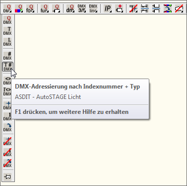 ASDIT - DMX-Adressierung nach Indexnummer + Typ