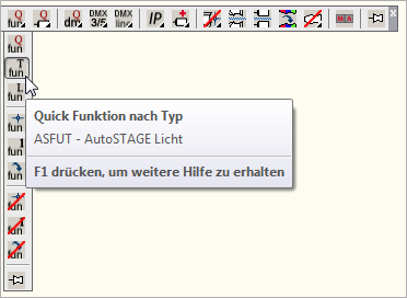 ASFUT - Quick Funktion nach Typ zuordnen
