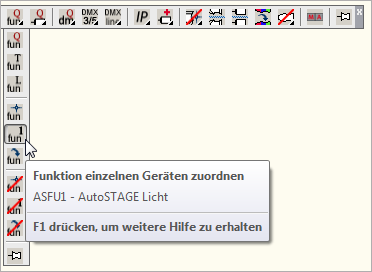 ASFU1 - Funktion einzelnen Geräten zuordnen