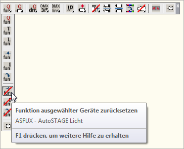 ASFUX - Funktion ausgewählter Geräte zurücksetzen