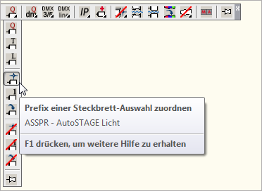 ASSPR - Prefix einer Auswahl zuordnen