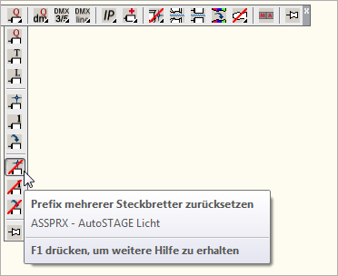 ASSPRX - Prefix ausgewählter Steckbretter zurücksetzen