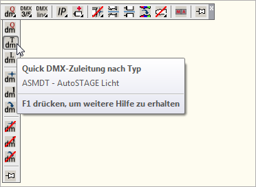 ASMDT - Quick DMX-Zuleitungslängen nach Typ&nbsp;