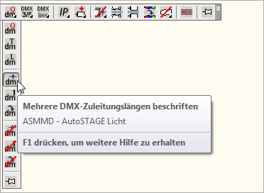 ASMMD - Mehrere DMX-Zuleitungslängen bestimmen