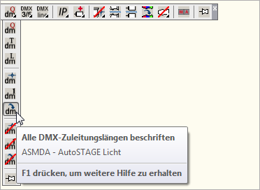 ASMDA - Alle DMX-Zuleitungslängen bestimmen