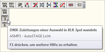 ASMP3 - Zuleitung einer Auswahl in XLR 3pol wandeln