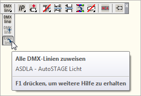 ASDLA - Alle DMX-Linien zuweisen