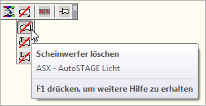 ASX - Scheinwerfer löschen