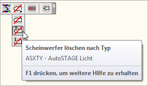 ASXTY - Scheinwerfer löschen nach Typ